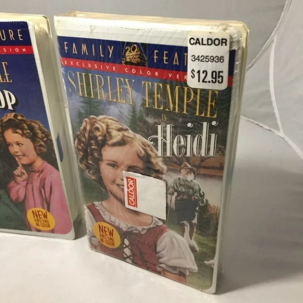 Collectors SHIRLEY TEMPLE COLLECTION LOT 3 VHS video Tapes MOVIES